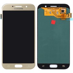 Дисплей (экран) Samsung A520F Galaxy A5 (2017) PLS TFT с тачскрином, золотистый