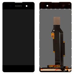 Дисплей (экран) Sony F3111 Xperia XA, F3112, F3113, F3115, F3116 с тачскрином в сборе, серый (черный)