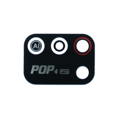 Скло камери Tecno Pop 4 Pro BC3, чорне