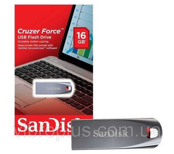 USB флеш накопичувач 16Gb SanDisk Cruzer Force