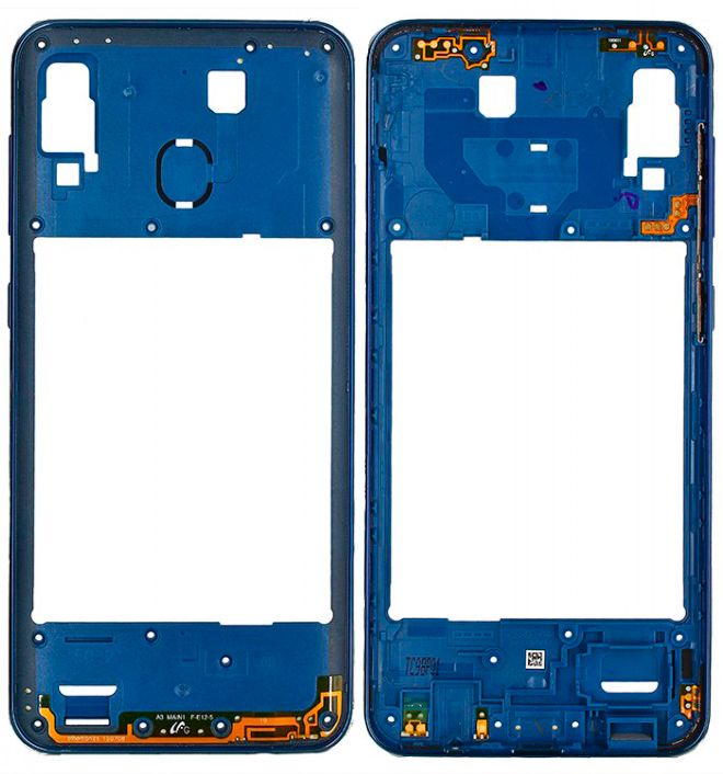 Середня частина корпусу для Samsung A305 Galaxy A30, синя