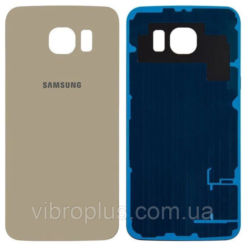 Задняя крышка Samsung G920 Galaxy S6, золотистая