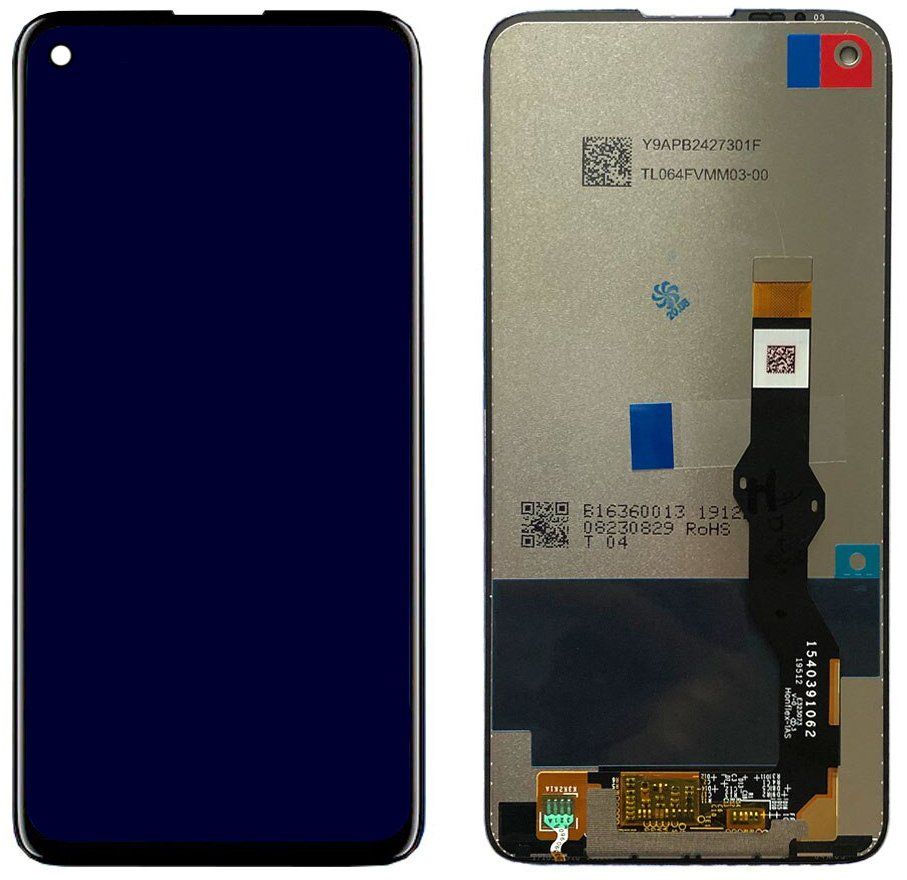 Дисплей (екран) Motorola XT2041 Moto G8 Power XT2041-1 з тачскріном в зборі, чорний