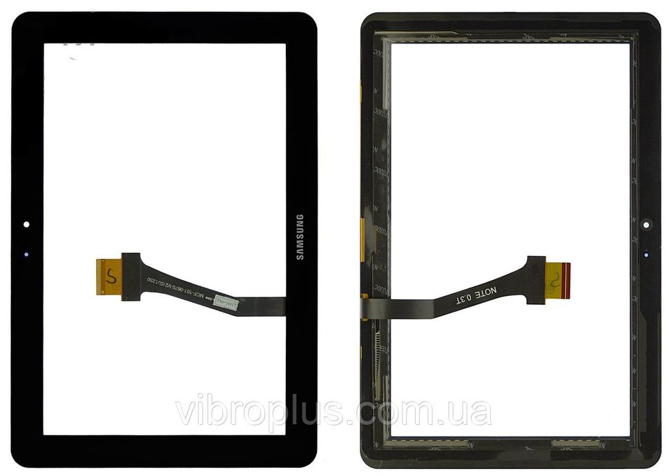 Тачскрин (сенсор) 10.1" Samsung P7100 Galaxy Tab, черный