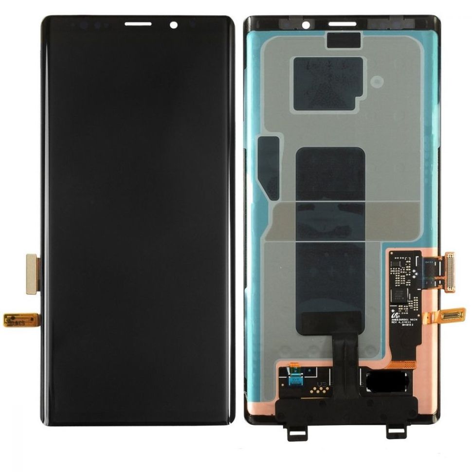 Дисплей (екран) Samsung N960F, N960U, N9600, N960DS Galaxy Note 9 AMOLED з тачскріном в зборі ORIG, чорний