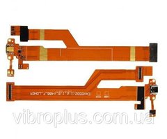 Шлейф LG G Pad V400, з коннектором для зарядки і компонентами
