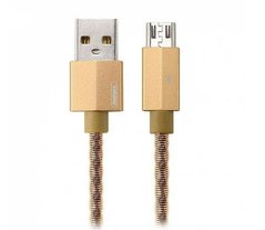 USB-кабель Remax RC-110m Gefon Series micro USB, золотистый