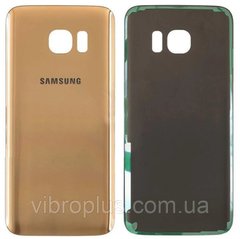 Задняя крышка Samsung G935 Galaxy S7 Edge, золотистая