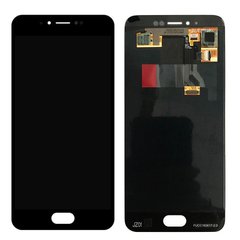 Дисплей (экран) Meizu MX6 (M685H) с тачскрином в сборе, черный
