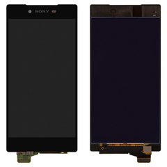 Дисплей (экран) Sony E6833 Xperia Z5+, E6853, E6883 с тачскрином в сборе, черный