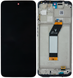 Дисплей Xiaomi Redmi 10, Redmi 10 Prime з тачскріном і рамкою, чорний