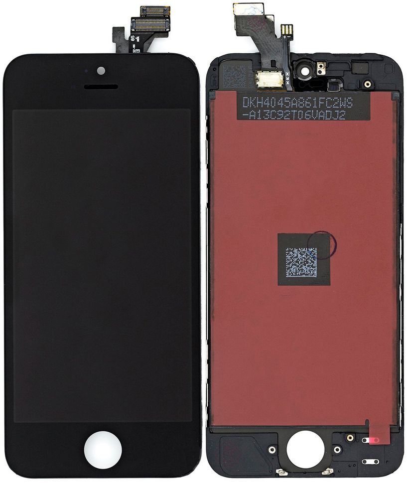 Дисплей (екран) Apple iPhone 5 з тачскріном і рамкою в зборі Original, чорний