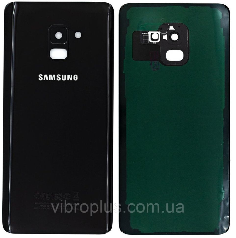Задня кришка Samsung A730, A730F Galaxy A8 Plus (2018) ORIG, чорна