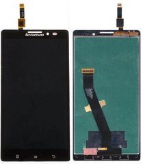 Дисплей (екран) Lenovo K910 Vibe Z з тачскріном в зборі, чорний