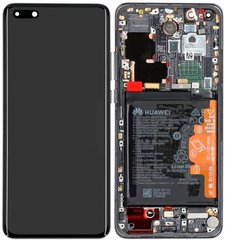 Дисплей Huawei P40 Pro ELS-NX9 с тачскрином, рамкой и батареей ORIG