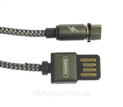 USB-кабель Remax RC-095a Magnetic Micro USB + Type C, чорний