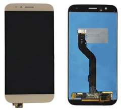 Дисплей (экран) Huawei G8 (RIO-L01), GX8 с тачскрином в сборе, золотистый
