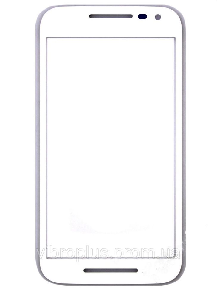 Стекло экрана (Glass) Motorola XT1550 MOTO G (3RD GEN.), белый