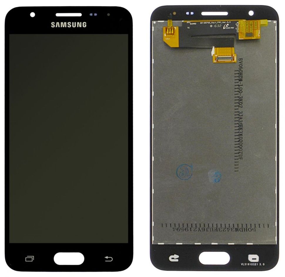 Дисплей (екран) Samsung G570 Galaxy J5 Prime, G570F, G570Y з тачскріном TFT (з регулюванням яскравості), чорний