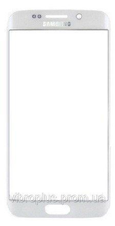 Стекло экрана (Glass) Samsung G925F Galaxy S6 Edge, белый