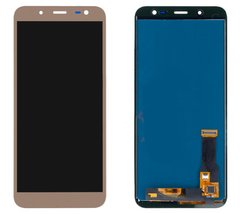 Дисплей (екран) Samsung J600F Galaxy J6 (2018) PLS TFT з тачскріном, золотистий