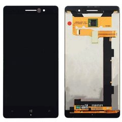 Дисплей (экран) Nokia 830 Lumia, RM-983, RM-984 с тачскрином в сборе, черный