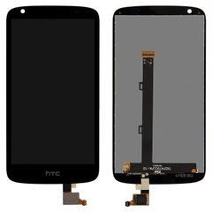 Дисплей (экран) HTC Desire 526G Dual Sim с тачскрином в сборе, черный