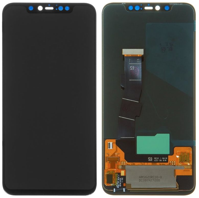 Дисплей Xiaomi Mi 8 Pro, Mi 8 Explorer Edition OLED с тачскрином, черный