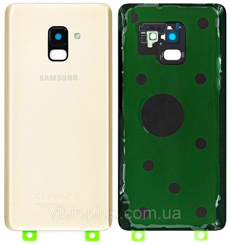 Задня кришка Samsung A730, A730F Galaxy A8 Plus (2018) ORIG, золотиста