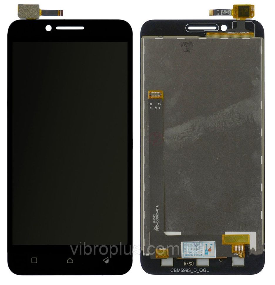 Дисплей (экран) Lenovo A2020A40 Vibe C с тачскрином в сборе ORIG, черный