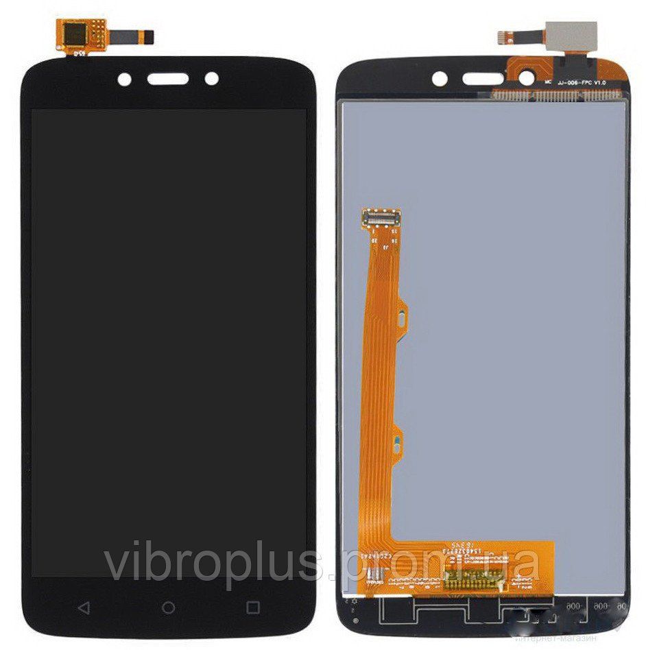 Дисплей (екран) Motorola XT1723 Moto C Plus з тачскріном в зборі, чорний