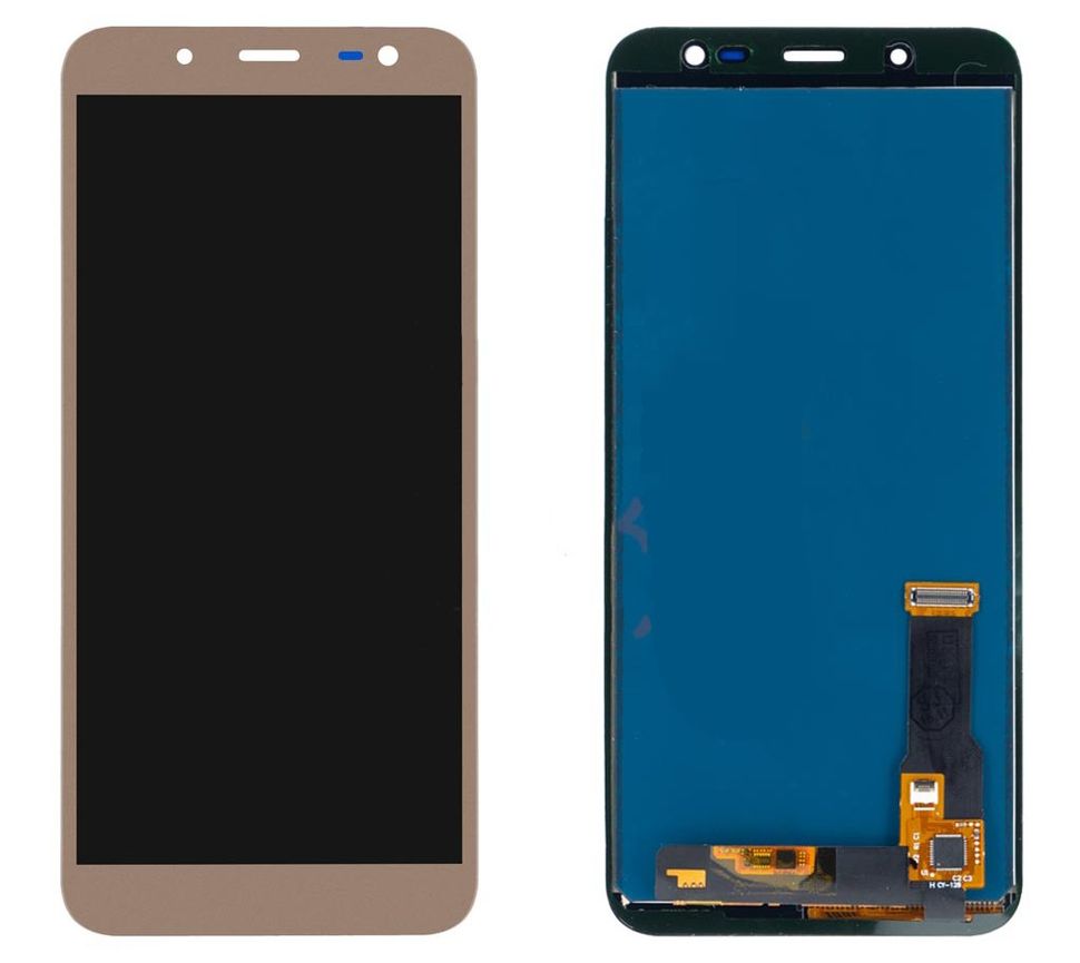 Дисплей (экран) Samsung J600F Galaxy J6 (2018) PLS TFT с тачскрином, золотистый