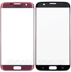 Скло екрану (Glass) Samsung G935, G935F Galaxy S7 Edge ORIG, рожевий
