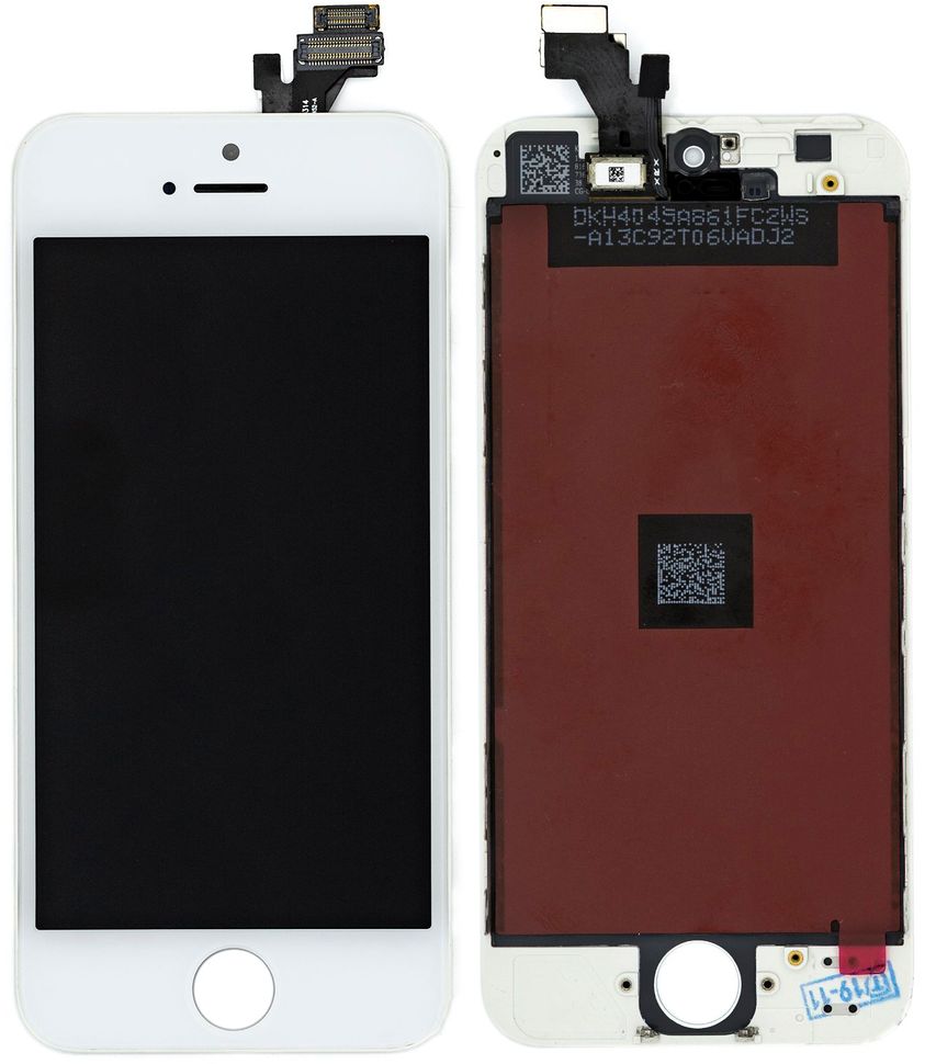 Дисплей (екран) Apple iPhone 5 з тачскріном і рамкою в комплекті Original, білий