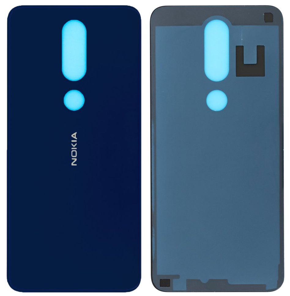 Задня кришка Nokia 6.1 Plus (2018) TA-1116, TA-1103, TA-1083, X6 (2018) TA-1099, синя
