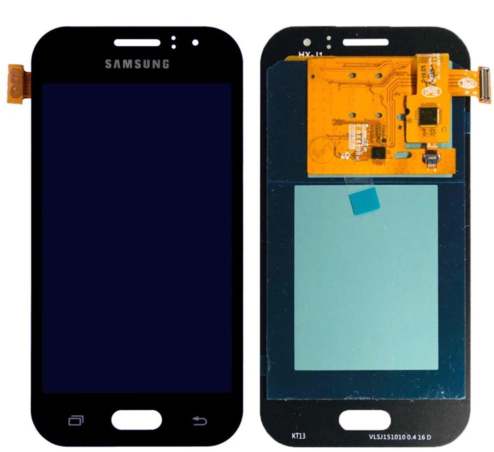 Дисплей (екран) Samsung J110H, J110G, J110L, J110M, J110DS Galaxy J1 Ace OLED з тачскріном в зборі, синій