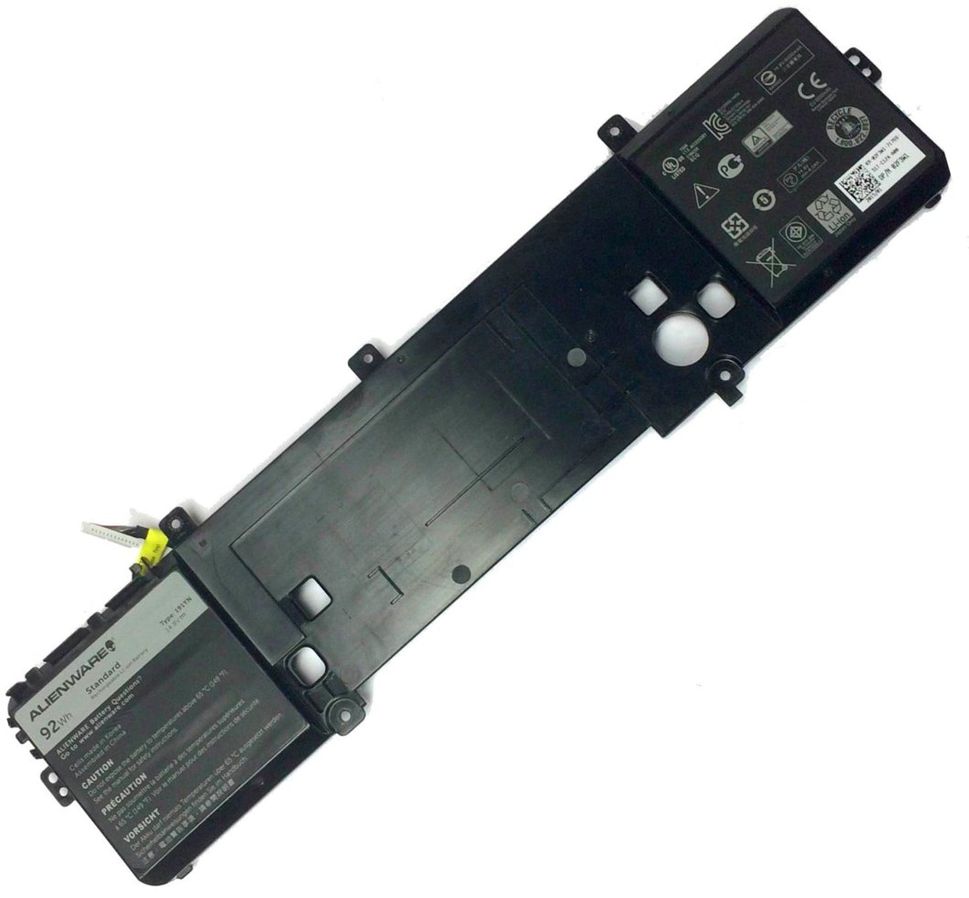 Аккумуляторная батарея (АКБ) Dell 191YN для Alienware 15 R1, 15 R2, 17 R3 series, 14.8V, 6300mAh, 92Wh Original