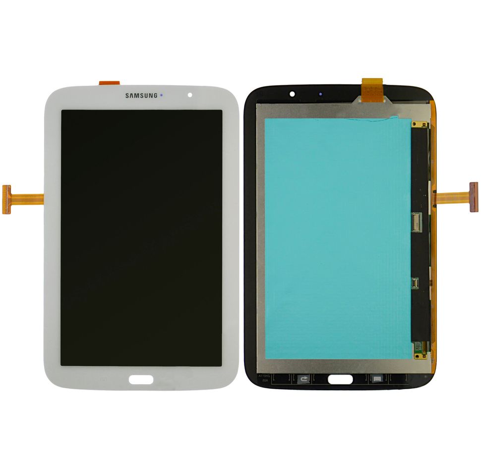 Дисплей (екран) 8" Samsung N5100, N5110 Galaxy Note 8.0 (Wi-Fi version) з тачскріном в зборі, білий