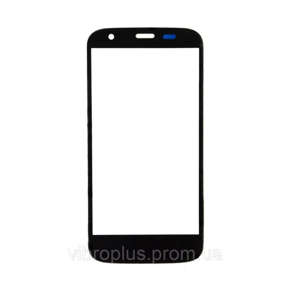 Скло екрану (Glass) Motorola XT1033 Moto G, XT1031, XT1032, чорний