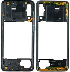 Середня частина корпусу для Samsung A705 Galaxy A70, A705F/DS, чорна