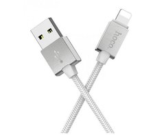 USB-кабель Hoco U49 Metal Micro USB, білий