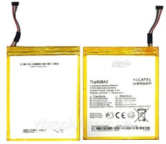 Аккумуляторная батарея (АКБ) Alcatel TLp028A2 для 028AD OneTouch Pixi 3 4013D, 2820 mAh