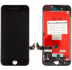 Дисплей (экран) Apple iPhone 8, iPhone SE 2020, iPhone SE 2022 с тачскрином и рамкой в сборе (On-Cell), черный