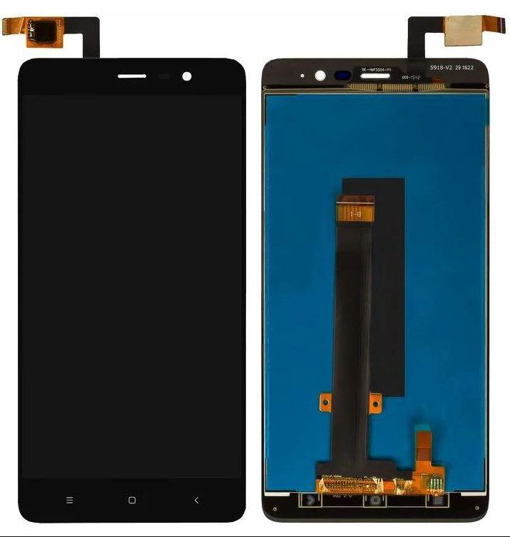 Дисплей (экран) Xiaomi Redmi Note 3 Pro Special Edition (150 x 73 мм) с тачскрином в сборе, черный
