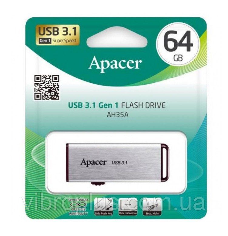 USB флеш накопичувач 64Gb Apacer 3.1 AH35A Gen1