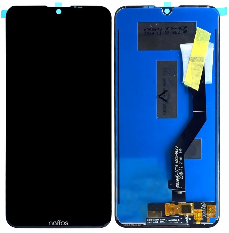 Дисплей (экран) TP-Link Neffos X20, Neffos X20 Pro с тачскрином в сборе, черный