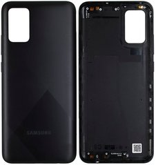 Задня кришка Samsung A025F Galaxy A02s, чорна