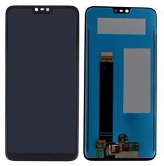 Дисплей (экран) Nokia 7.1 (TA-1096, TA-1097, TA-1100, TA-1085, TA-1095) с тачскрином в сборе, черный