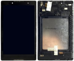 Дисплей (экран) 8" Lenovo Tab 2 A8-50LC с тачскрином и рамкой в сборе, черный