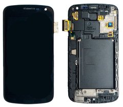 Дисплей (экран) Samsung I9250 Galaxy Nexus AMOLED с тачскрином и рамкой в сборе ORIG, черный